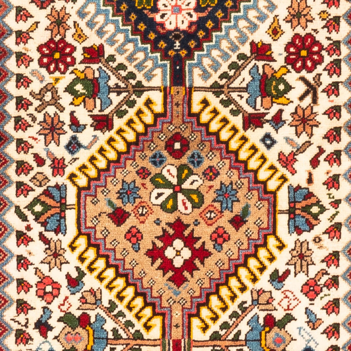 Loper Perzisch Tapijt - Nomadisch - 188 x 82 cm - crème