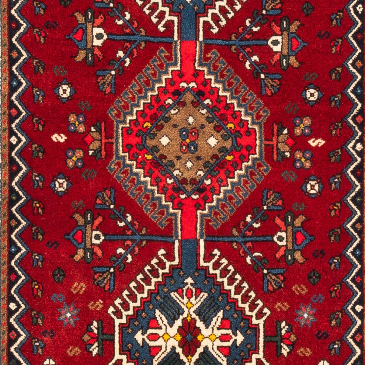 Loper Perzisch Tapijt - Nomadisch - 195 x 80 cm - rood