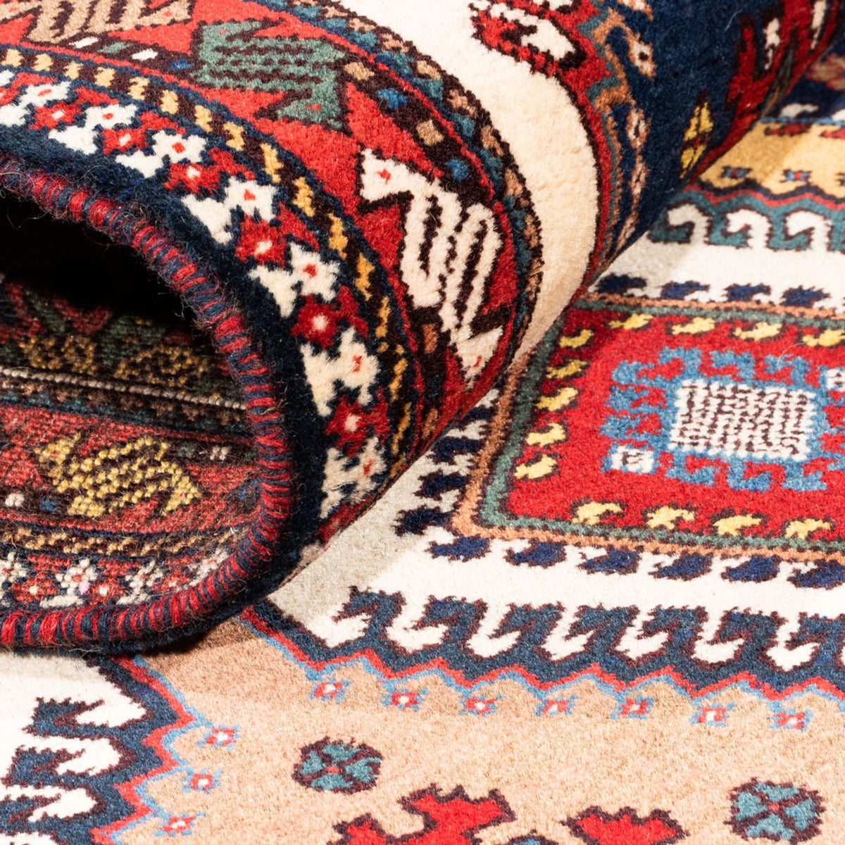 Loper Perzisch Tapijt - Nomadisch - 184 x 80 cm - crème