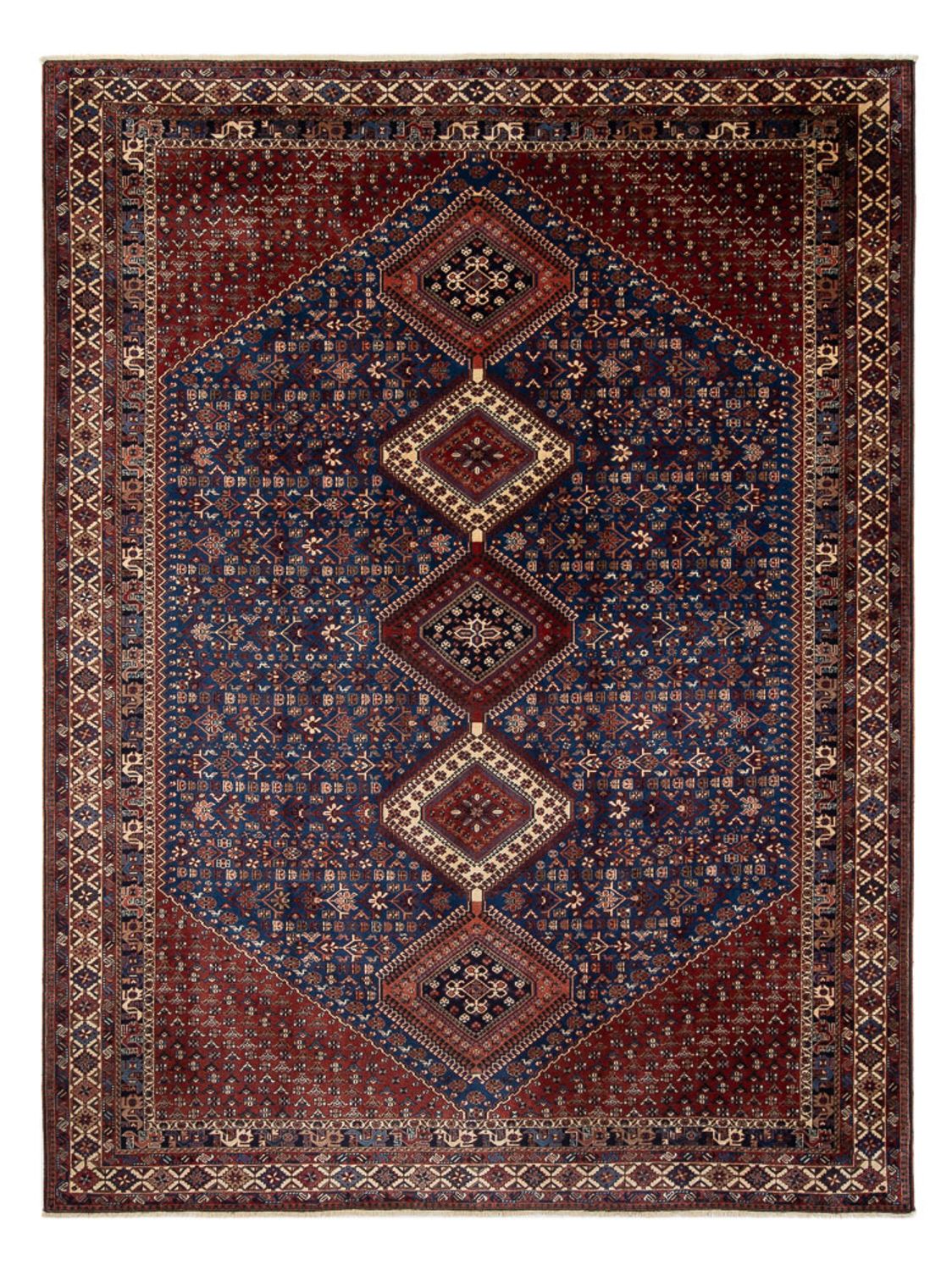 Perzisch Tapijt - Nomadisch - 352 x 245 cm - donkerblauw