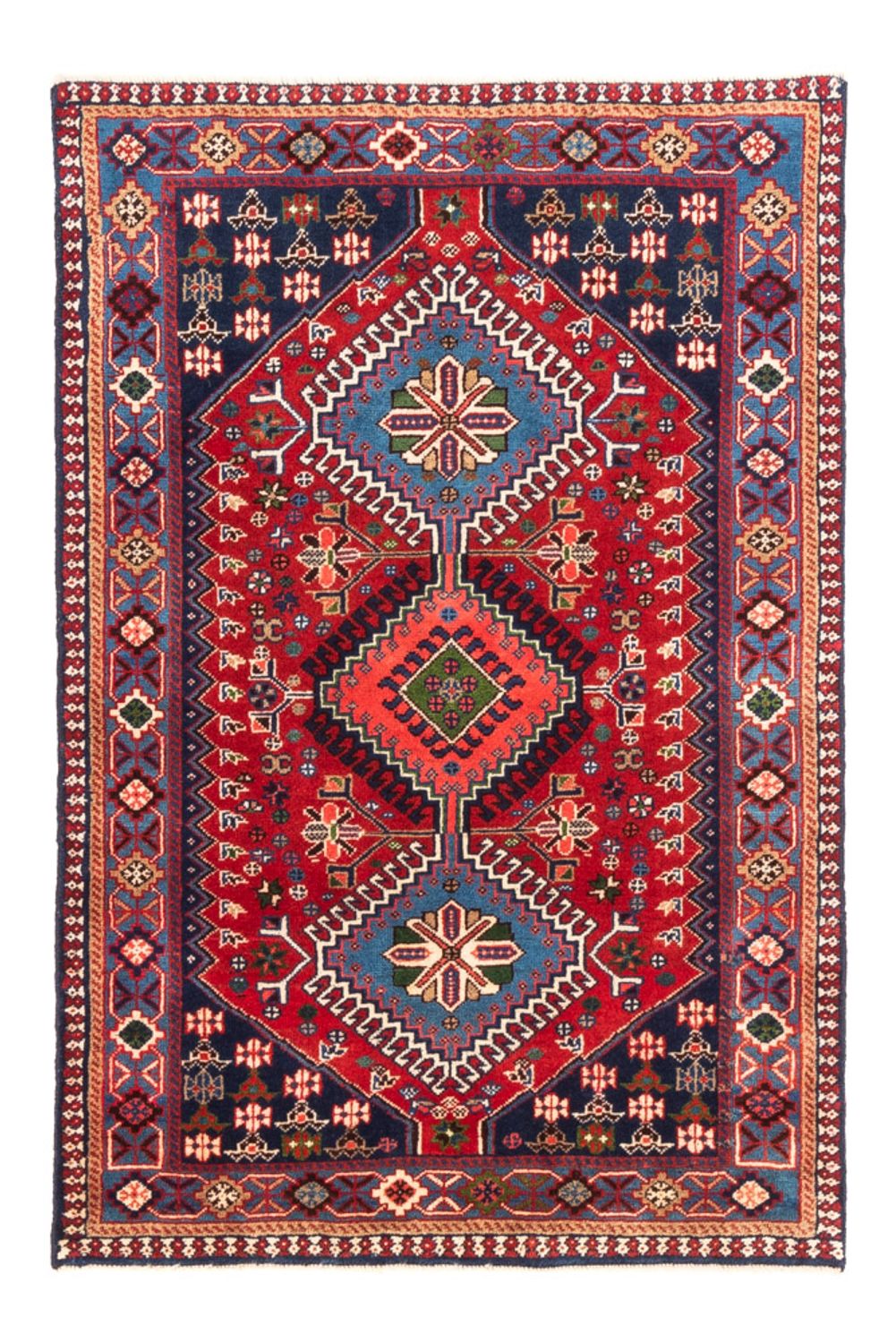 Perzisch Tapijt - Nomadisch - 115 x 82 cm - rood