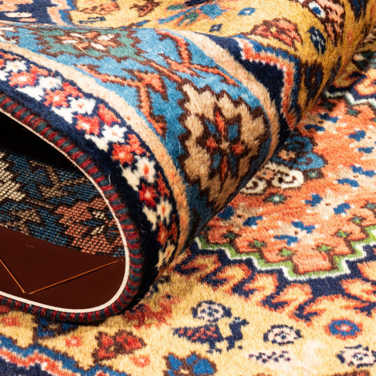 Perzisch Tapijt - Nomadisch - 130 x 80 cm - geel