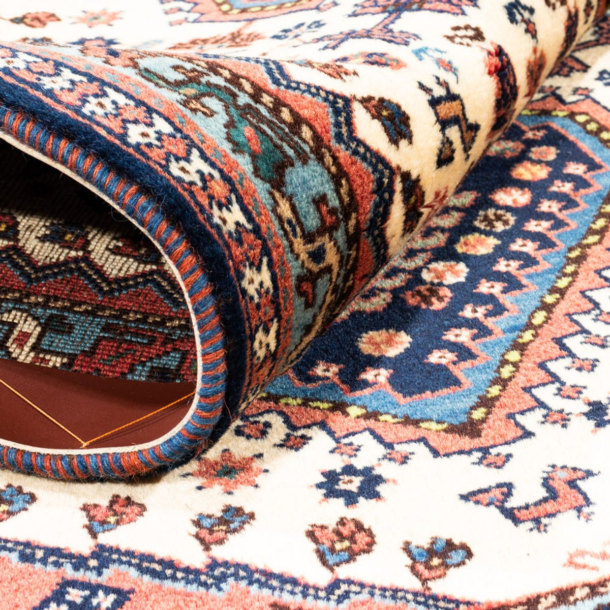 Perzisch Tapijt - Nomadisch - 130 x 82 cm - crème