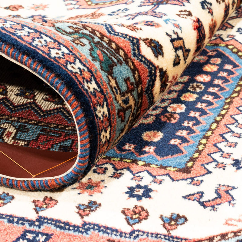 Perzisch Tapijt - Nomadisch - 130 x 82 cm - crème