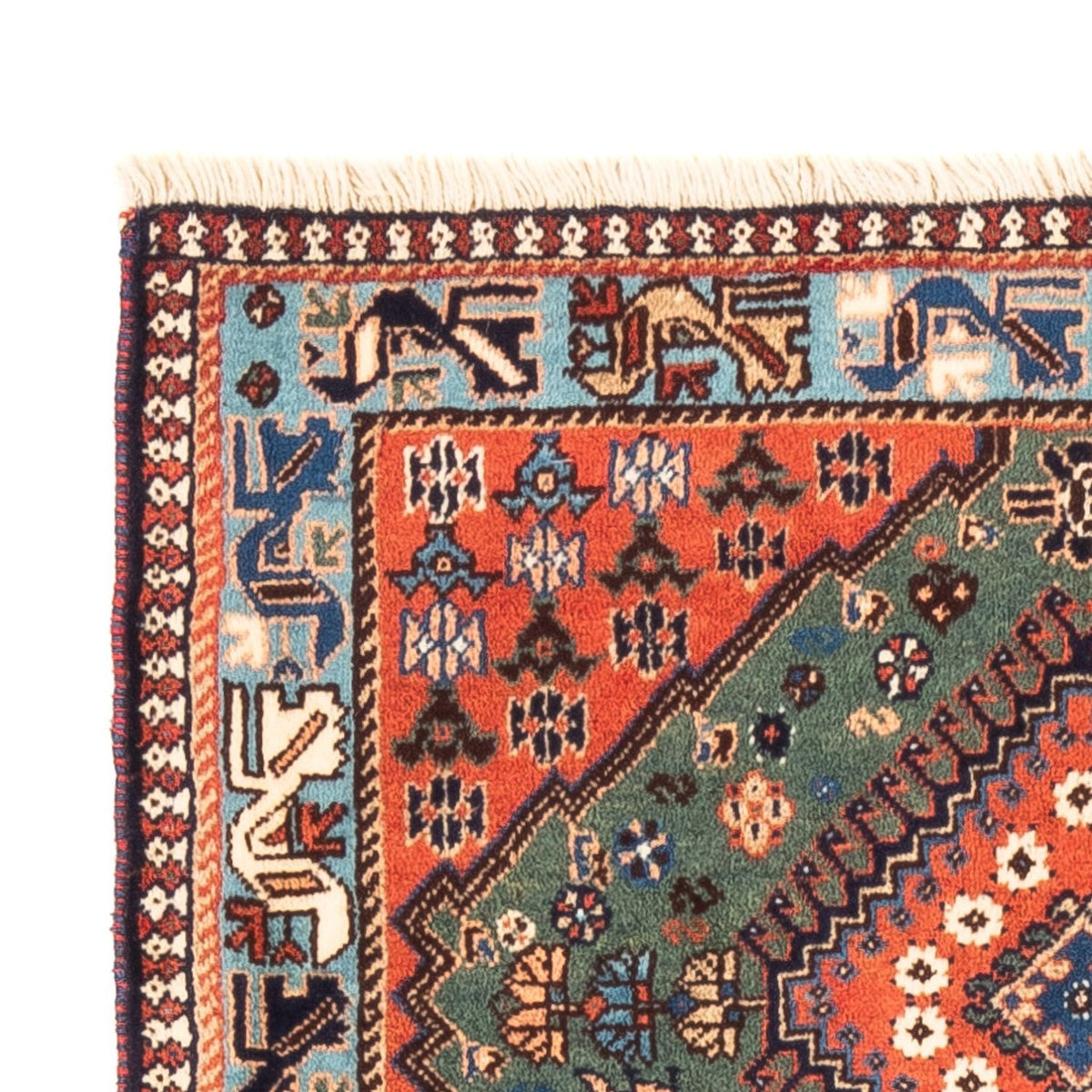 Perzisch Tapijt - Nomadisch - 130 x 80 cm - groen