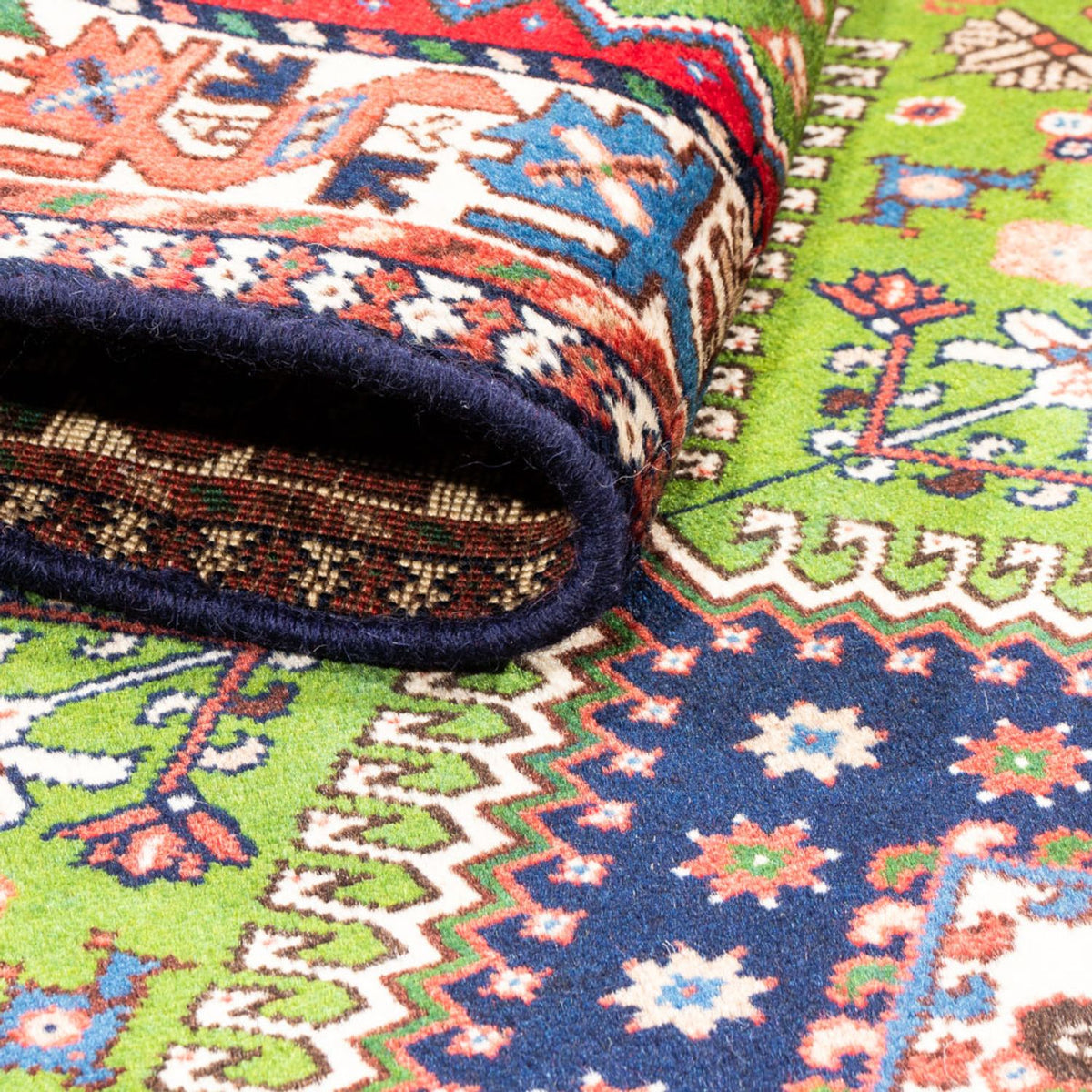 Loper Perzisch Tapijt - Nomadisch - 212 x 80 cm - groen