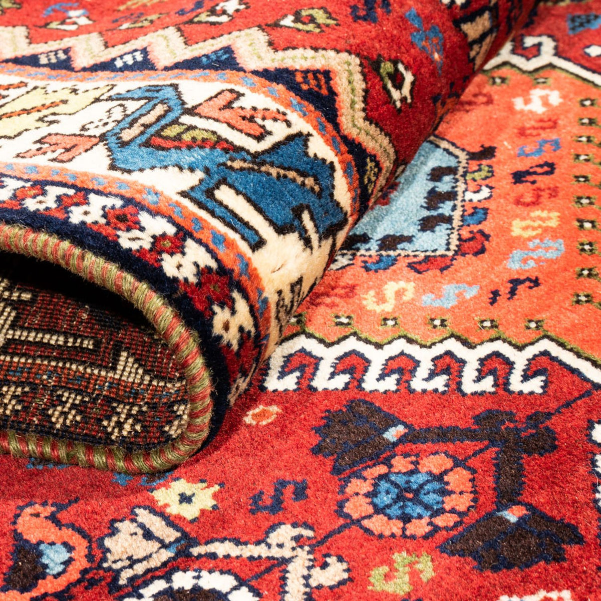 Loper Perzisch Tapijt - Nomadisch - 196 x 80 cm - rood