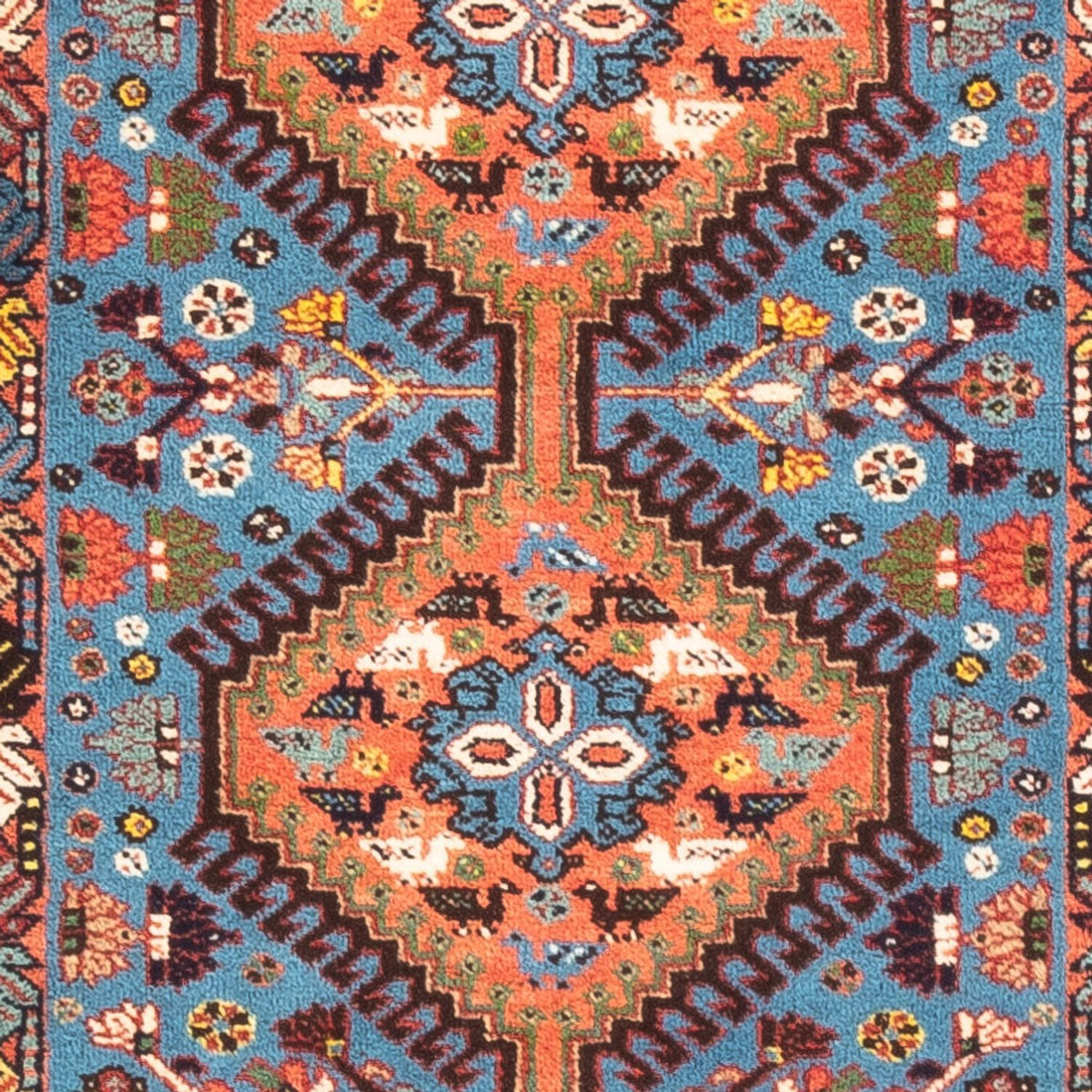 Loper Perzisch Tapijt - Nomadisch - 200 x 60 cm - lichtblauw