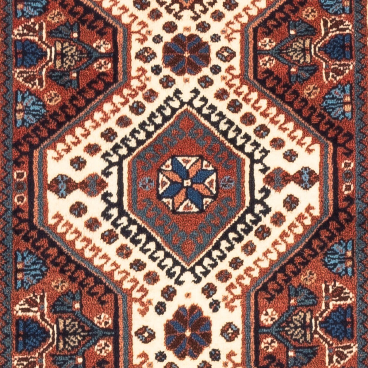 Loper Perzisch Tapijt - Nomadisch - 190 x 85 cm - crème