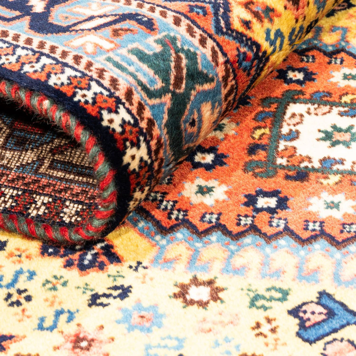 Loper Perzisch Tapijt - Nomadisch - 195 x 83 cm - geel