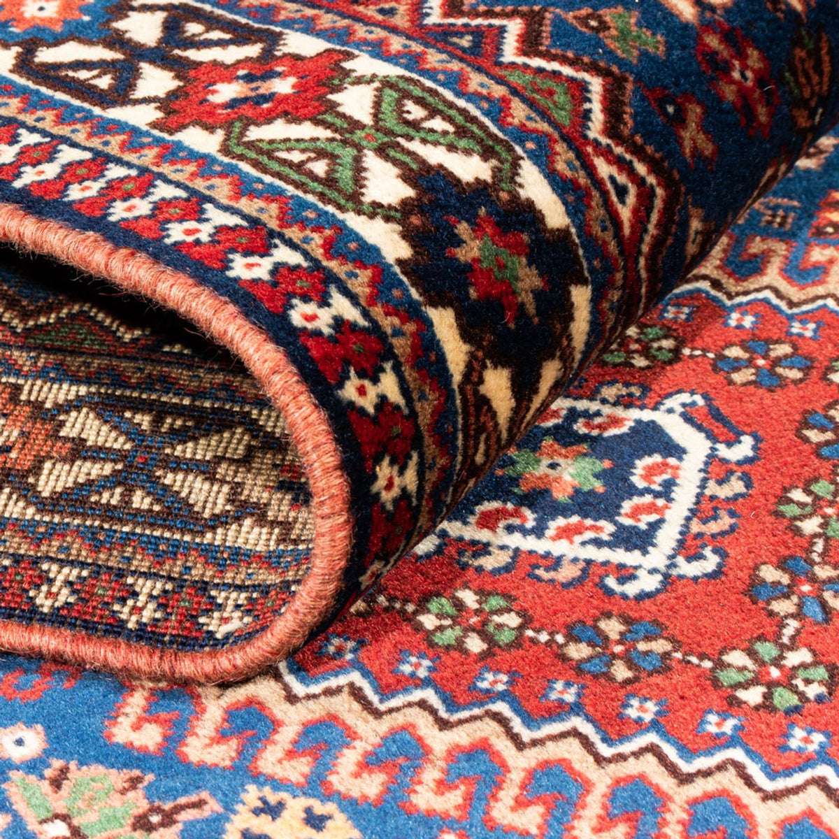 Loper Perzisch Tapijt - Nomadisch - 196 x 80 cm - blauw