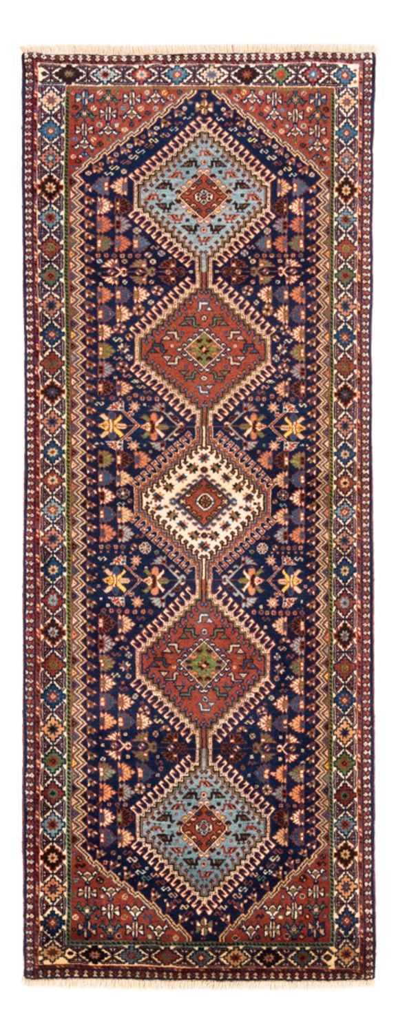 Loper Perzisch Tapijt - Nomadisch - 204 x 80 cm - donkerblauw