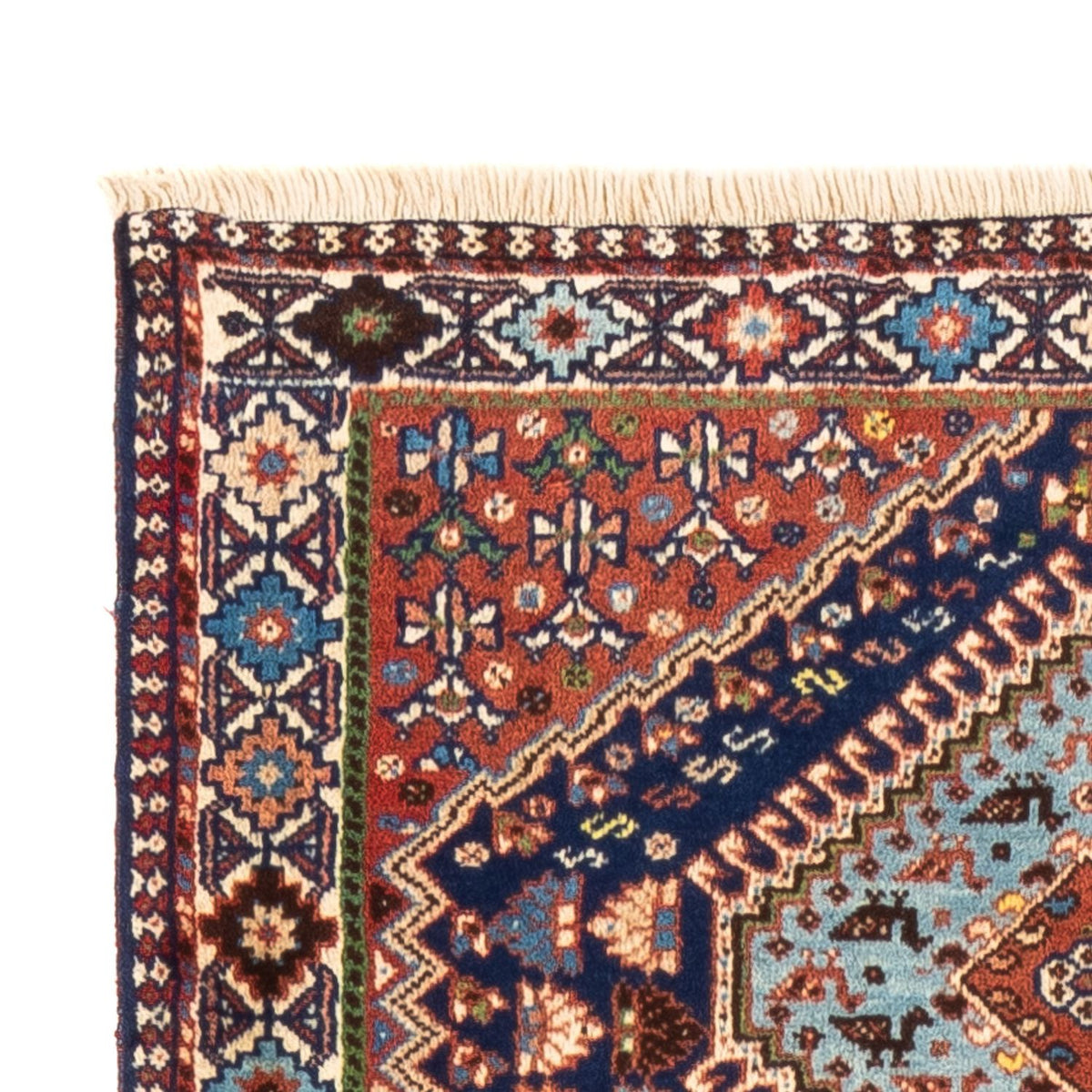 Loper Perzisch Tapijt - Nomadisch - 204 x 80 cm - donkerblauw