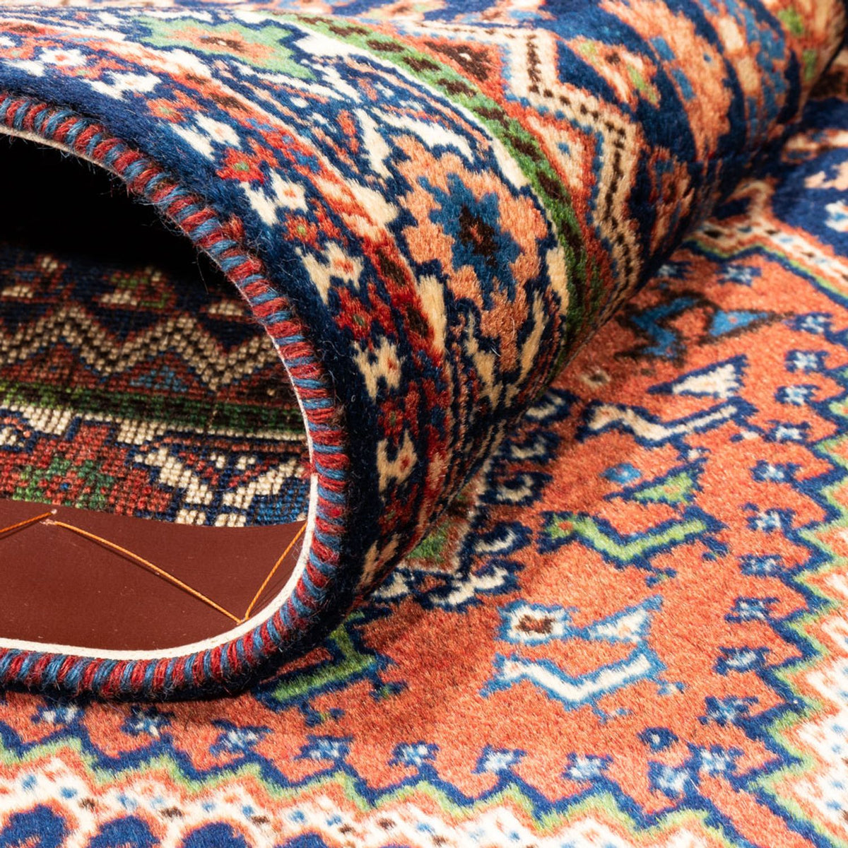 Loper Perzisch Tapijt - Nomadisch - 204 x 80 cm - donkerblauw