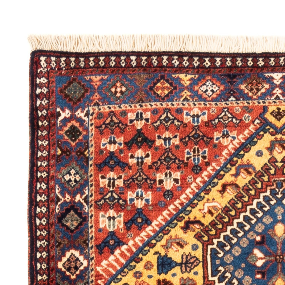 Perzisch Tapijt - Nomadisch - 148 x 85 cm - geel