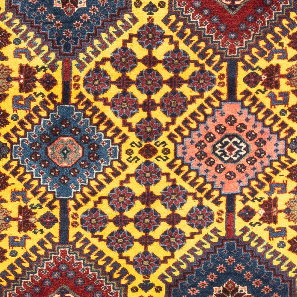 Perzisch Tapijt - Nomadisch - 128 x 78 cm - geel