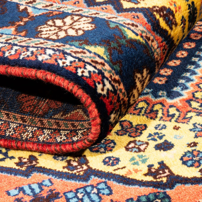 Perzisch Tapijt - Nomadisch - 132 x 85 cm - geel