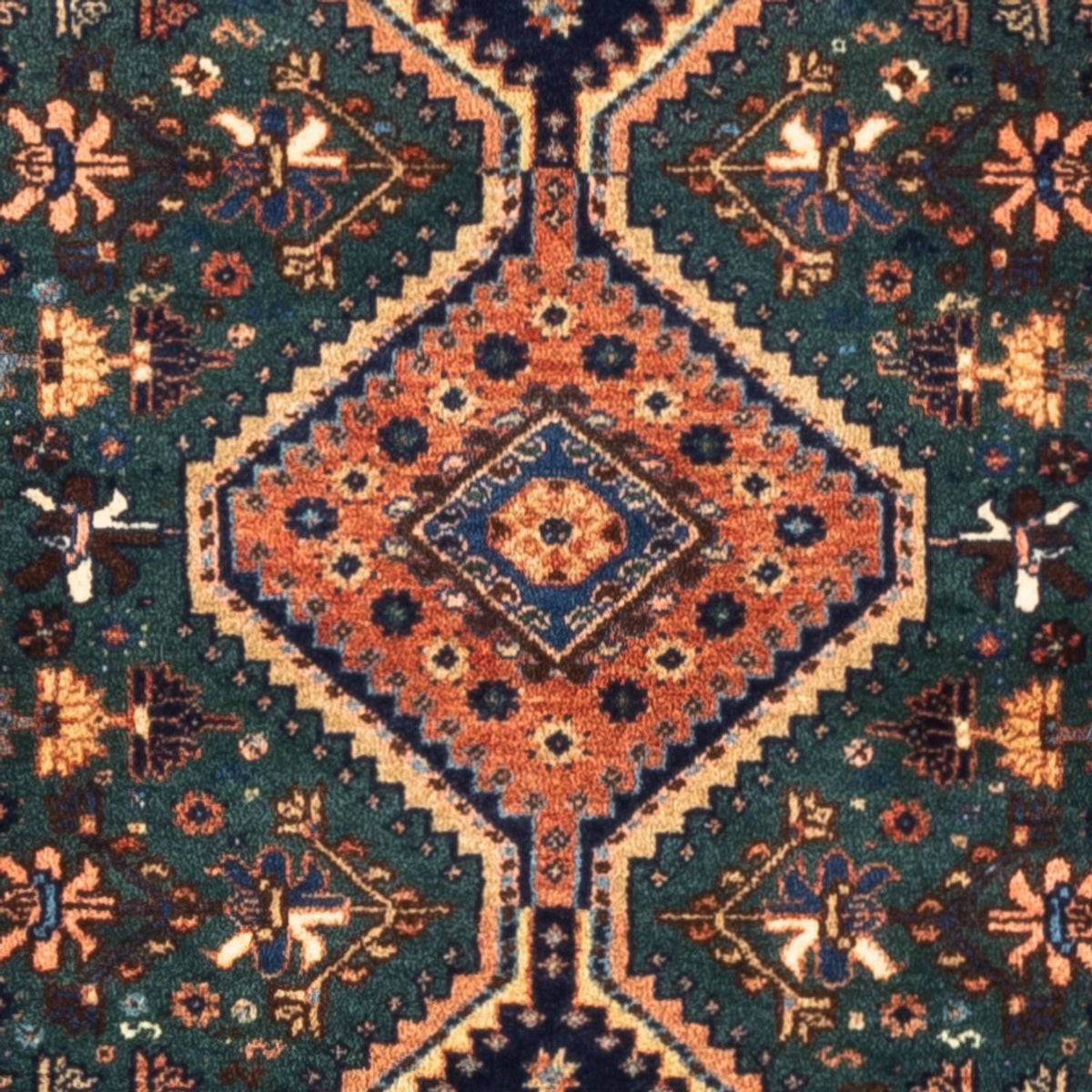 Perzisch Tapijt - Nomadisch - 127 x 85 cm - donkerblauw