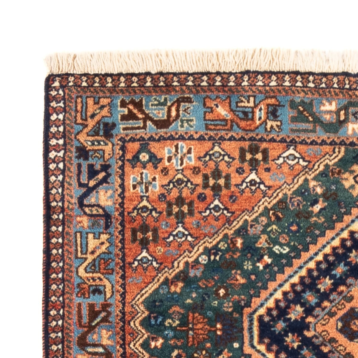 Perzisch Tapijt - Nomadisch - 127 x 85 cm - donkerblauw