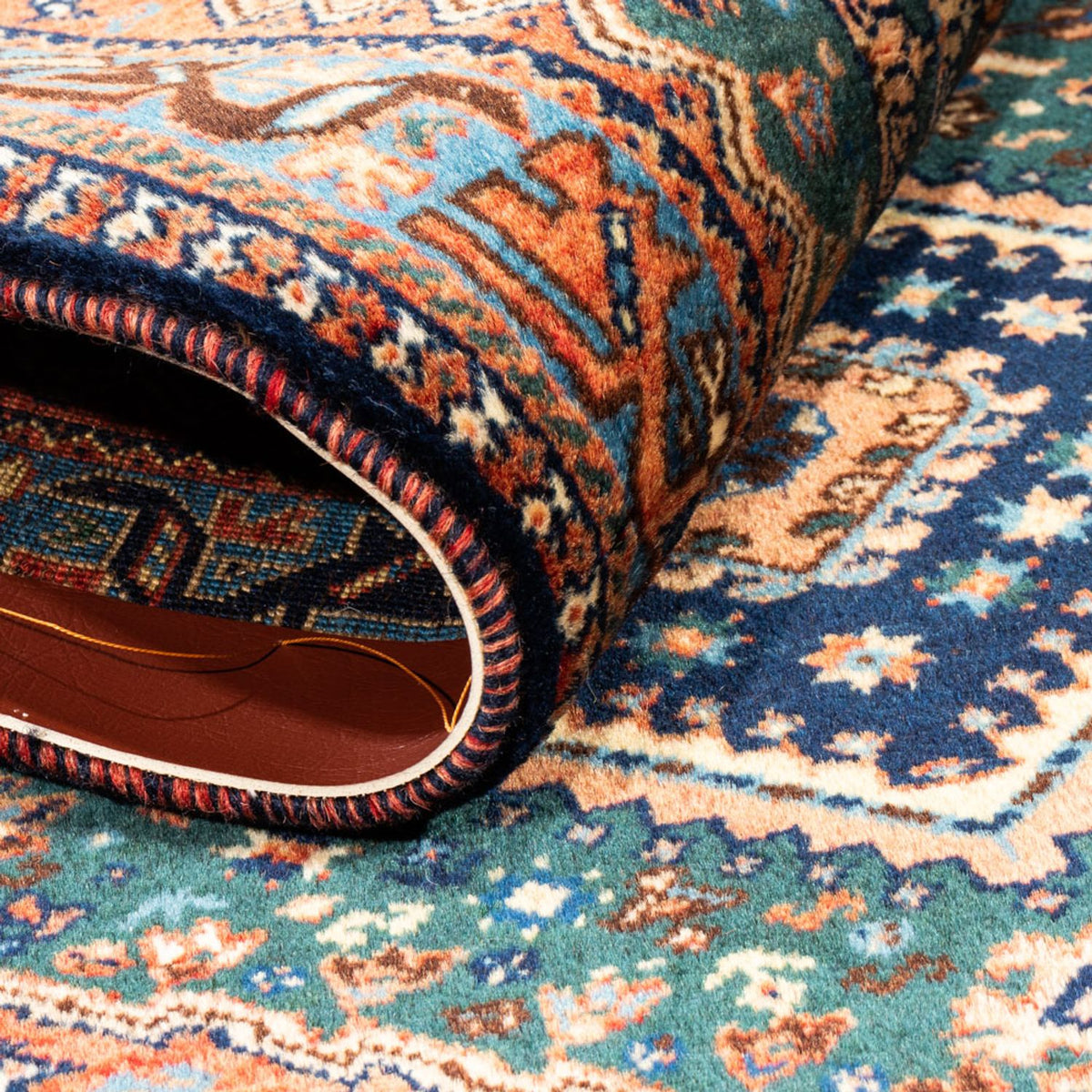 Perzisch Tapijt - Nomadisch - 127 x 85 cm - donkerblauw