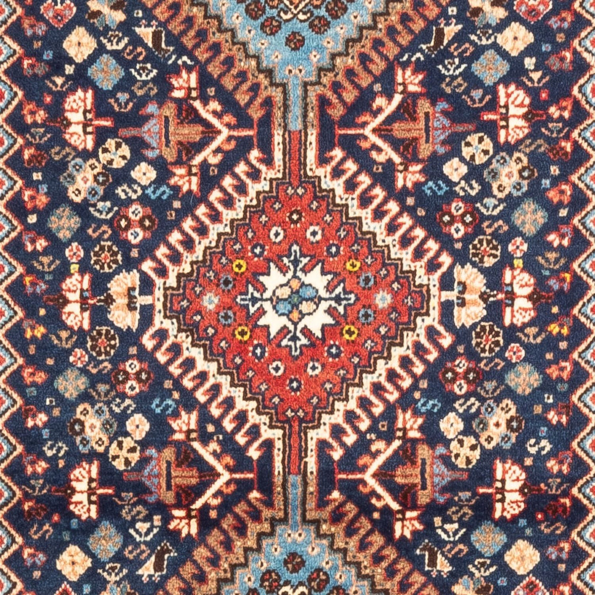 Perzisch Tapijt - Nomadisch - 124 x 78 cm - donkerblauw