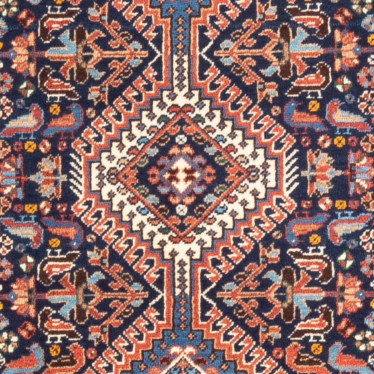 Perzisch Tapijt - Nomadisch - 125 x 80 cm - donkerblauw