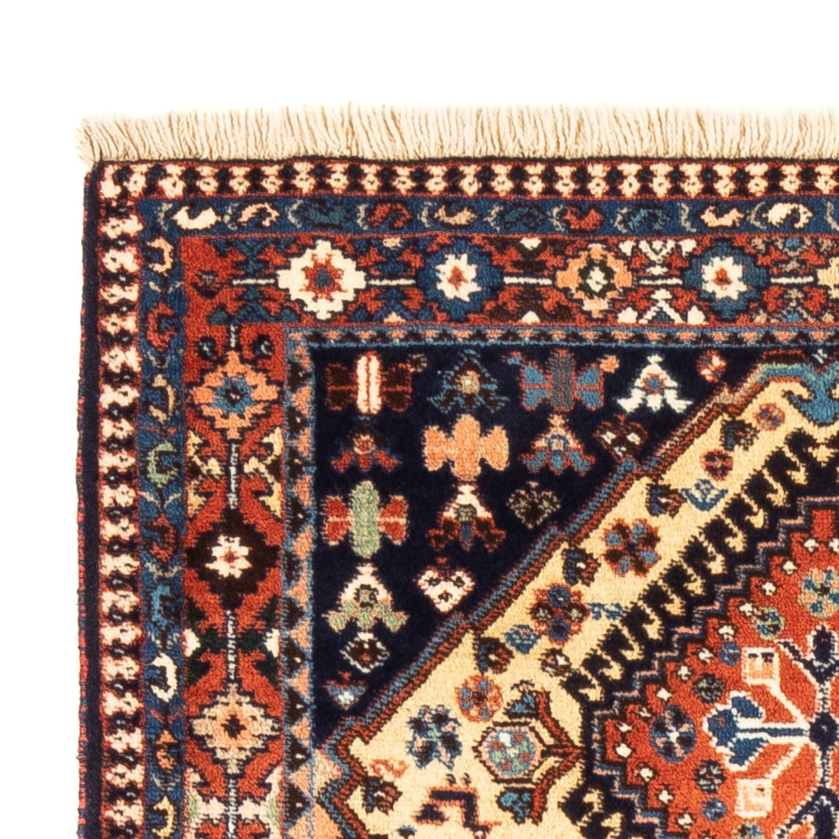 Perzisch Tapijt - Nomadisch - 130 x 84 cm - crème