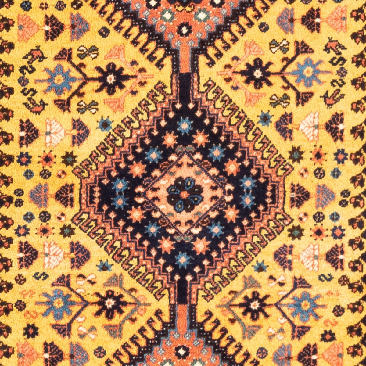 Perzisch Tapijt - Nomadisch - 133 x 82 cm - geel