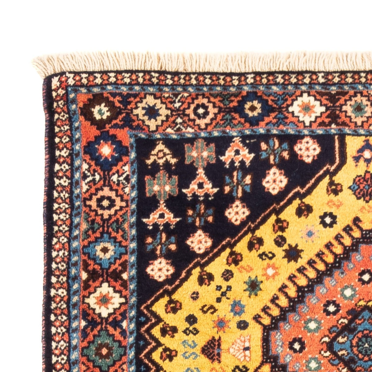 Perzisch Tapijt - Nomadisch - 133 x 82 cm - geel