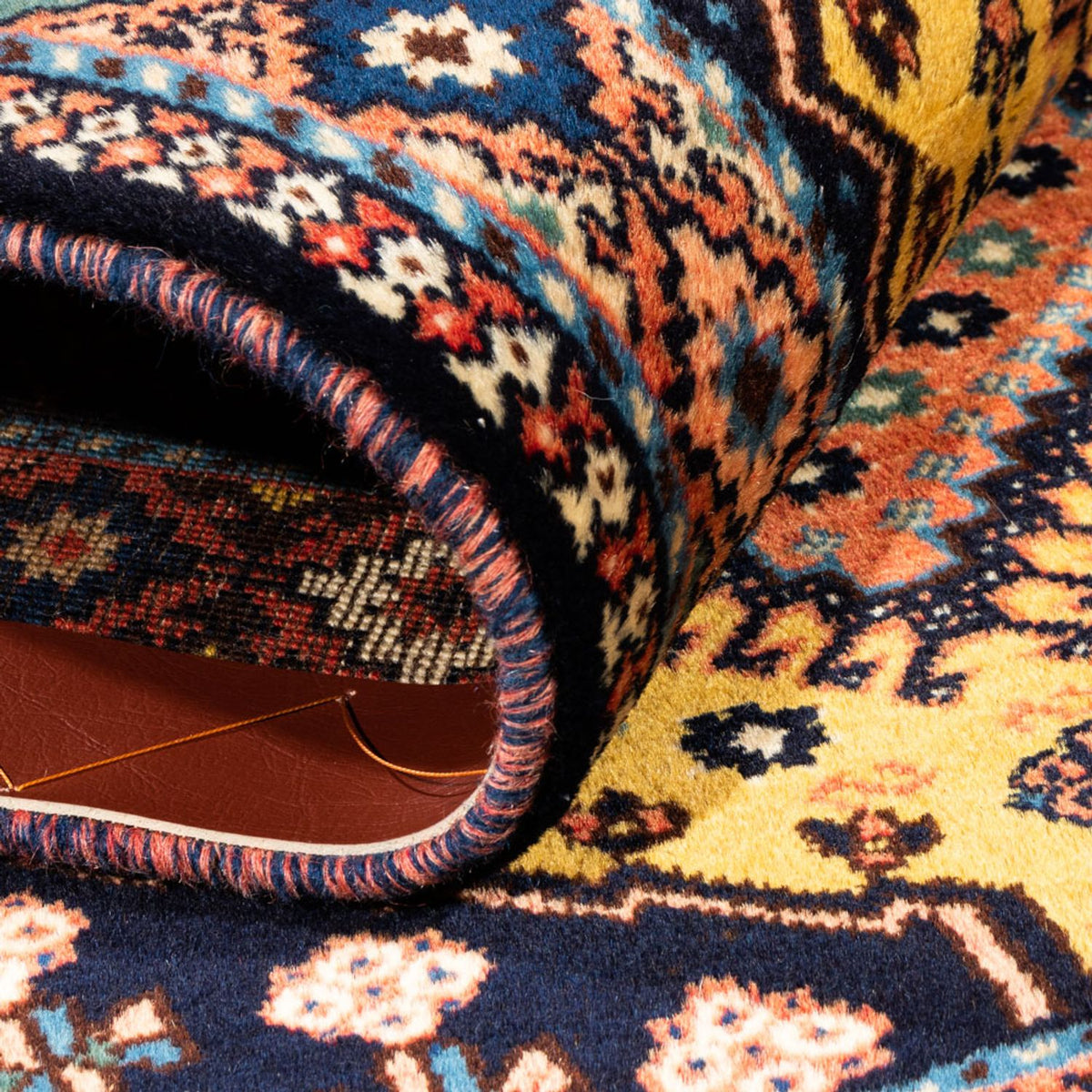 Perzisch Tapijt - Nomadisch - 133 x 82 cm - geel