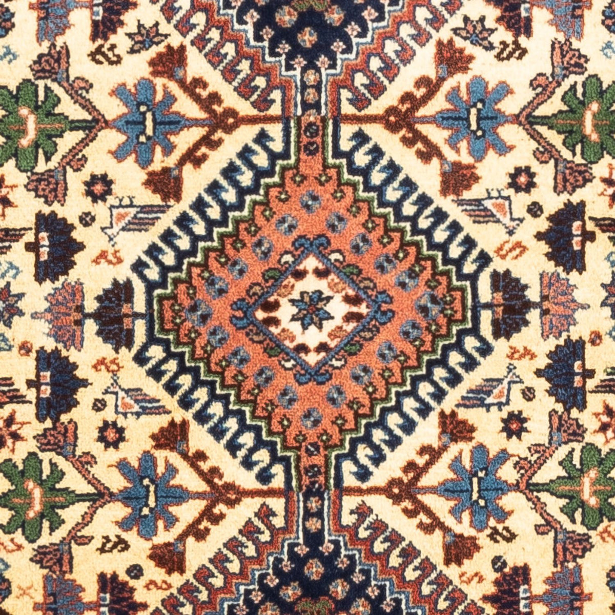 Perzisch Tapijt - Nomadisch - 130 x 80 cm - crème