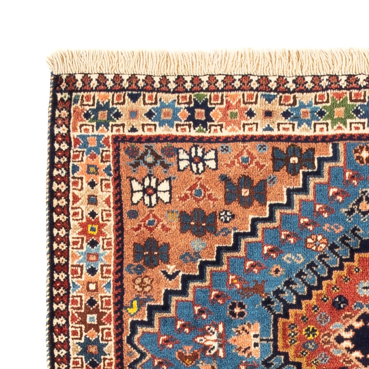 Perzisch Tapijt - Nomadisch - 122 x 83 cm - blauw