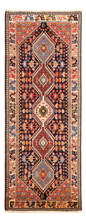 Loper Perzisch Tapijt - Nomadisch - 207 x 80 cm - donkerblauw