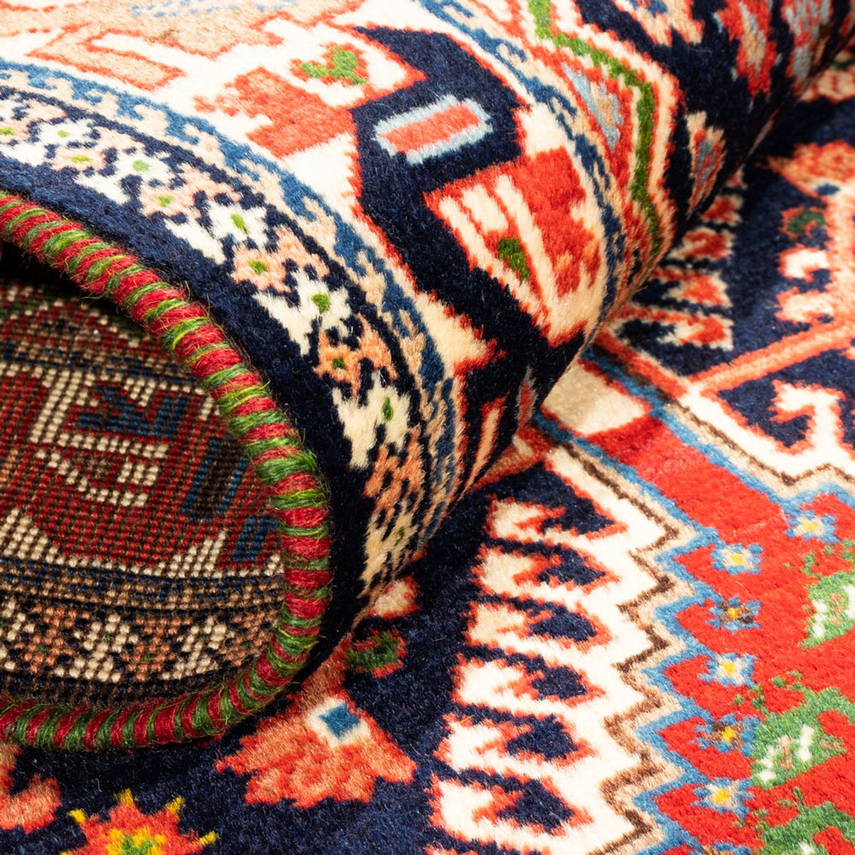 Loper Perzisch Tapijt - Nomadisch - 207 x 80 cm - donkerblauw