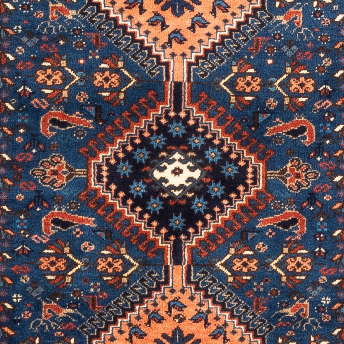 Perzisch Tapijt - Nomadisch - 127 x 83 cm - blauw