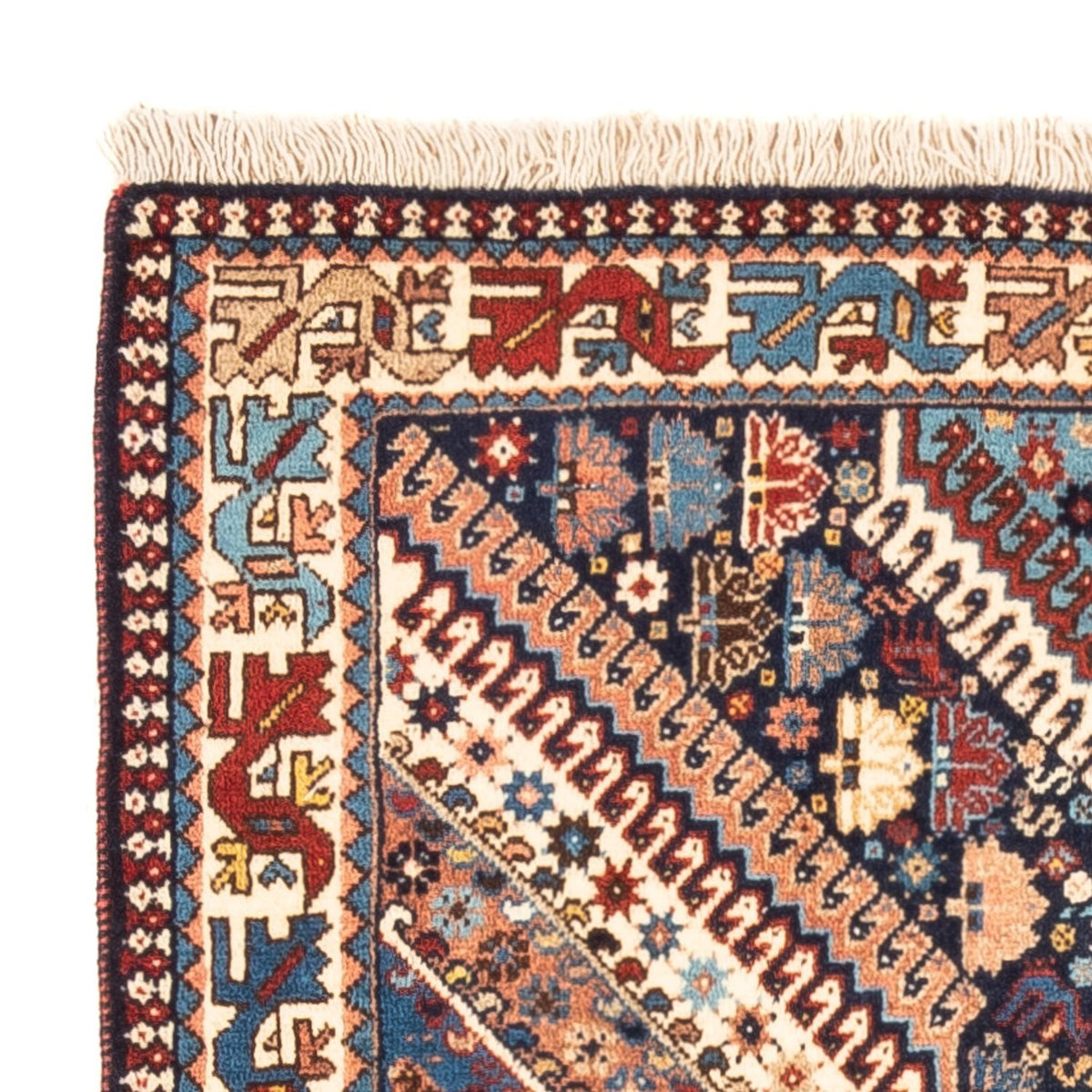 Perzisch Tapijt - Nomadisch - 128 x 85 cm - donkerblauw