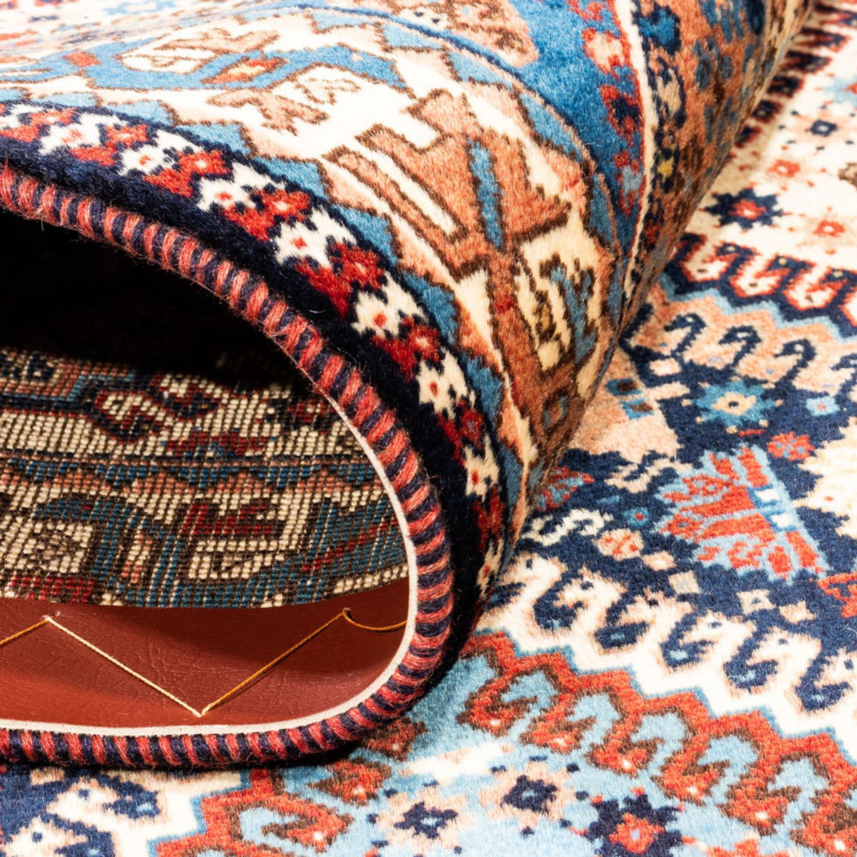 Perzisch Tapijt - Nomadisch - 128 x 85 cm - donkerblauw