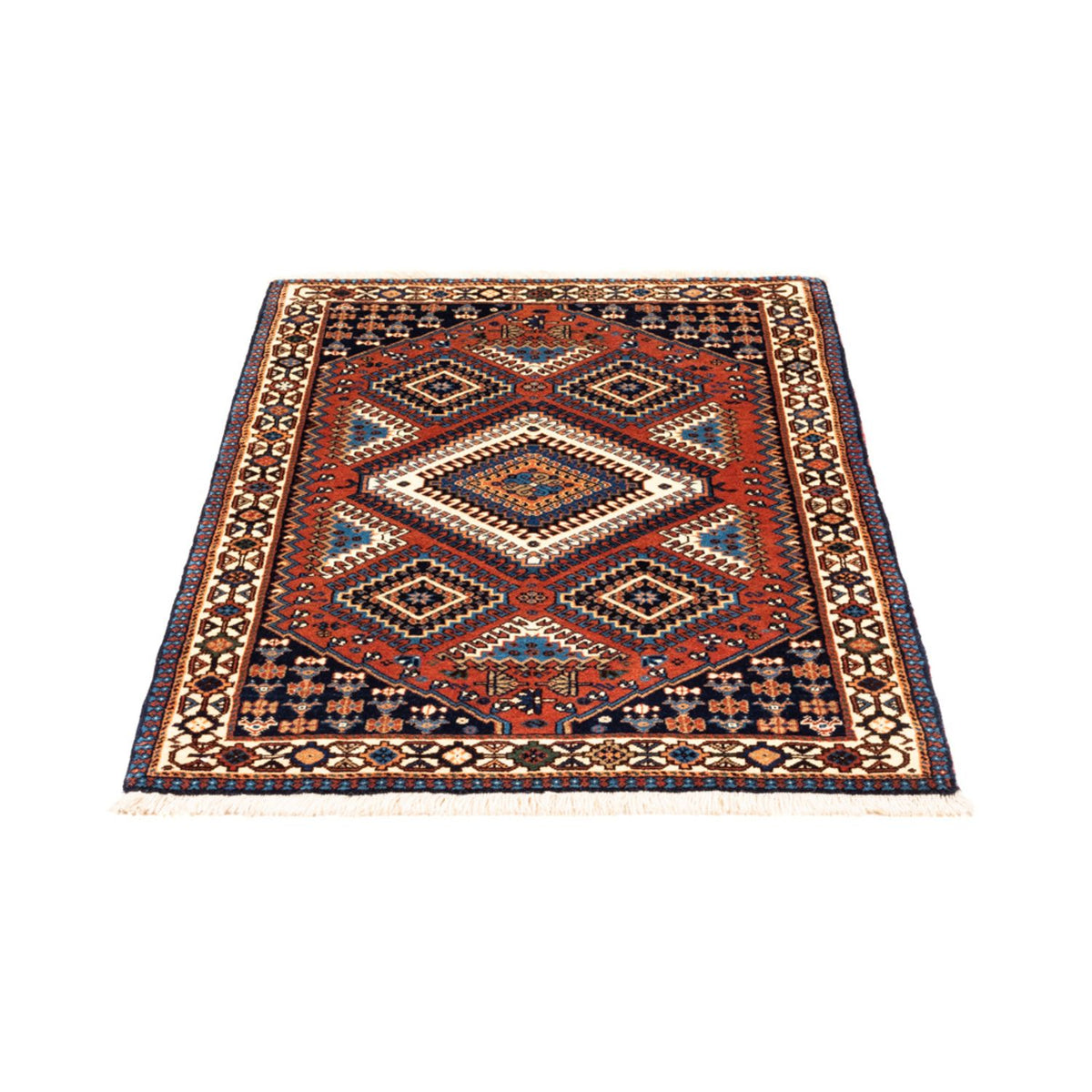 Perzisch Tapijt - Nomadisch - 126 x 80 cm - rood