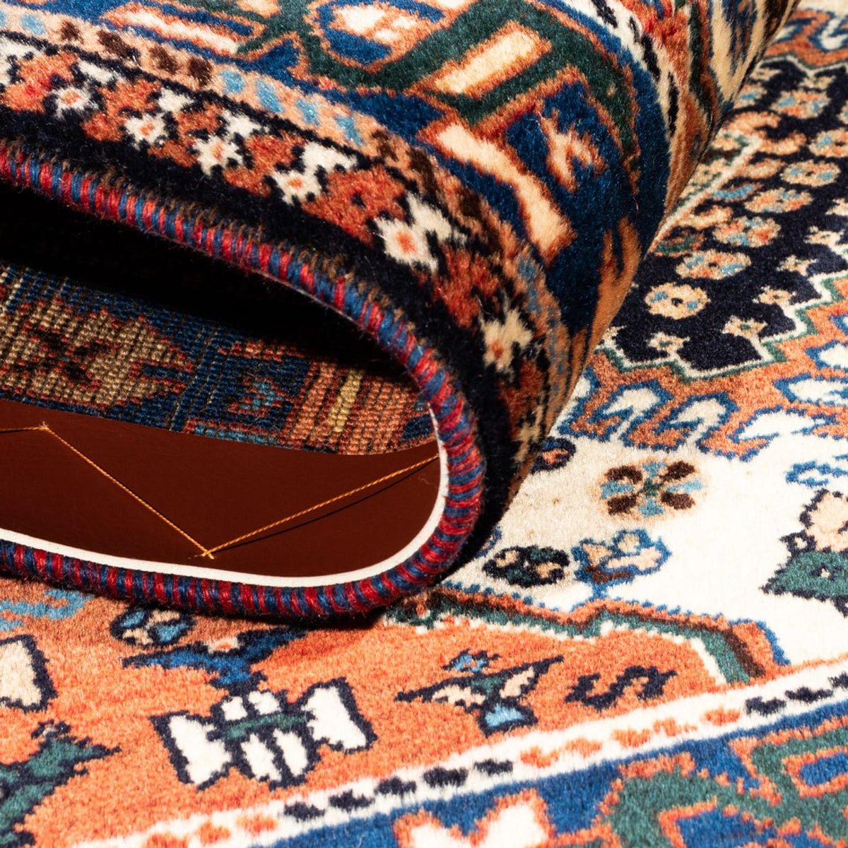 Perzisch Tapijt - Nomadisch - 123 x 86 cm - crème