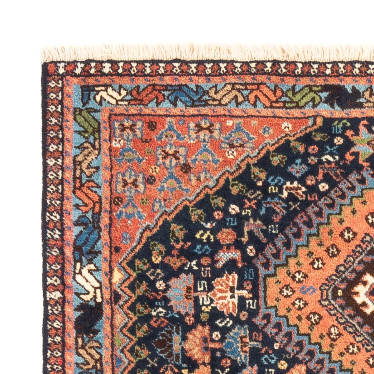 Perzisch Tapijt - Nomadisch - 120 x 81 cm - donkerblauw