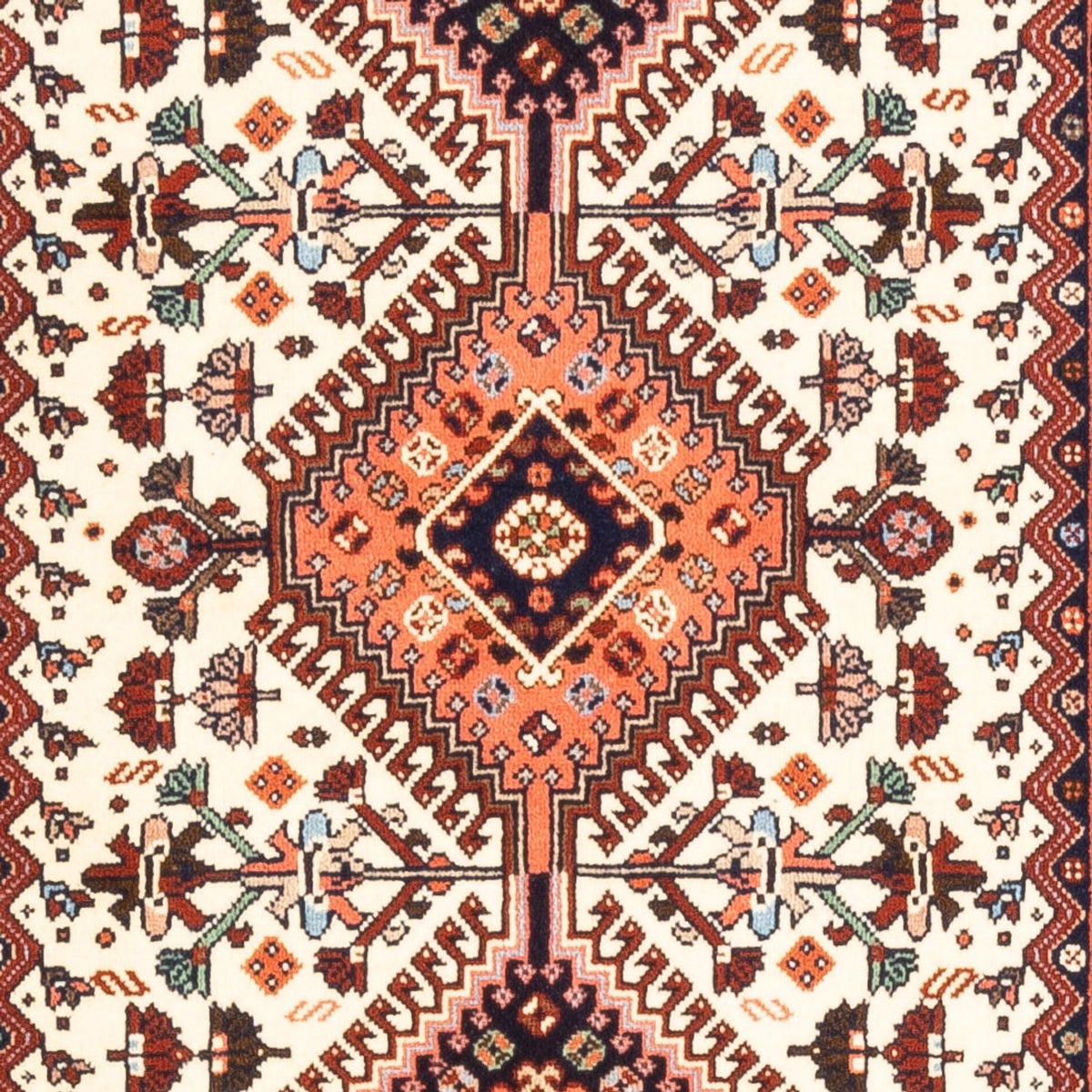 Loper Perzisch Tapijt - Nomadisch - 215 x 83 cm - crème