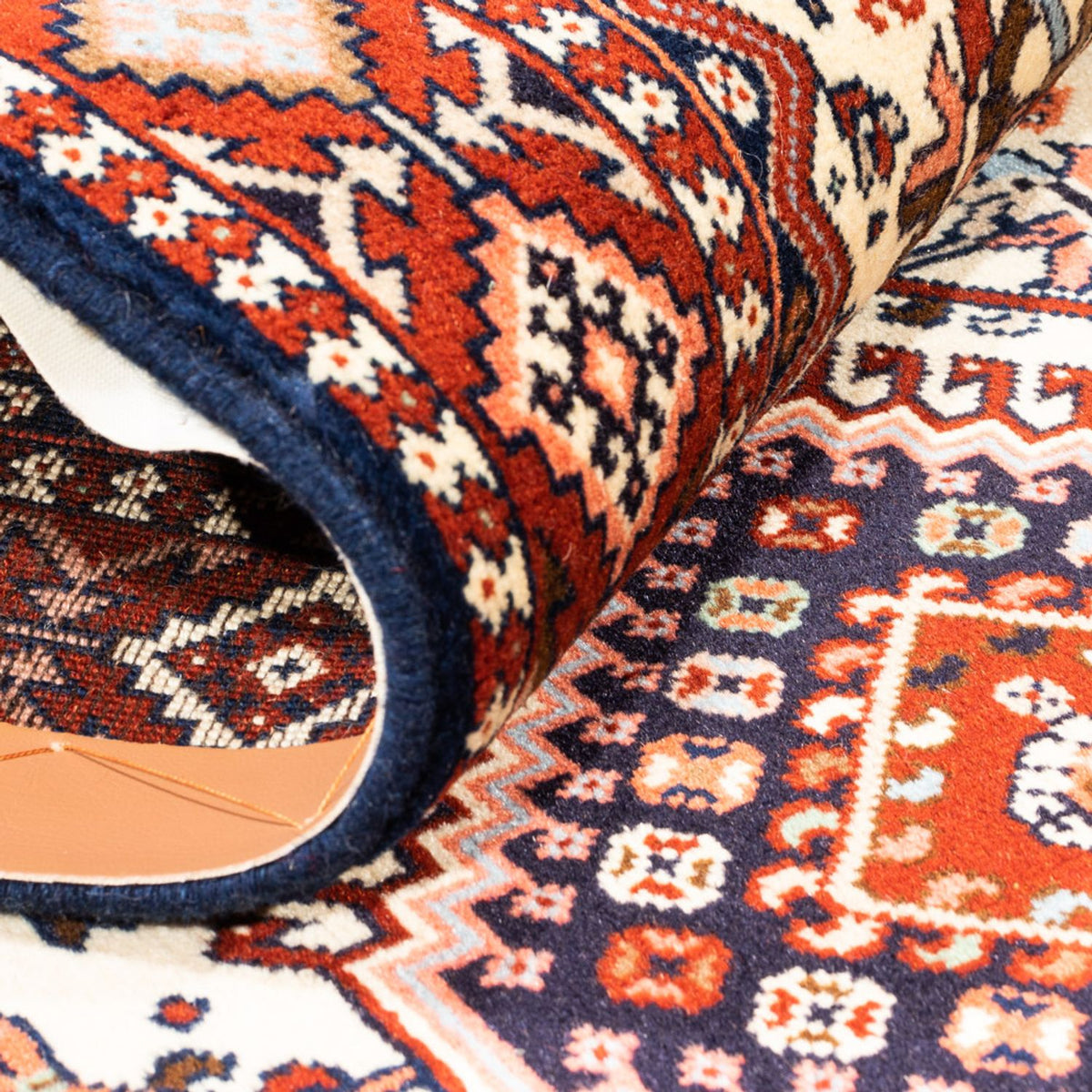 Loper Perzisch Tapijt - Nomadisch - 215 x 83 cm - crème