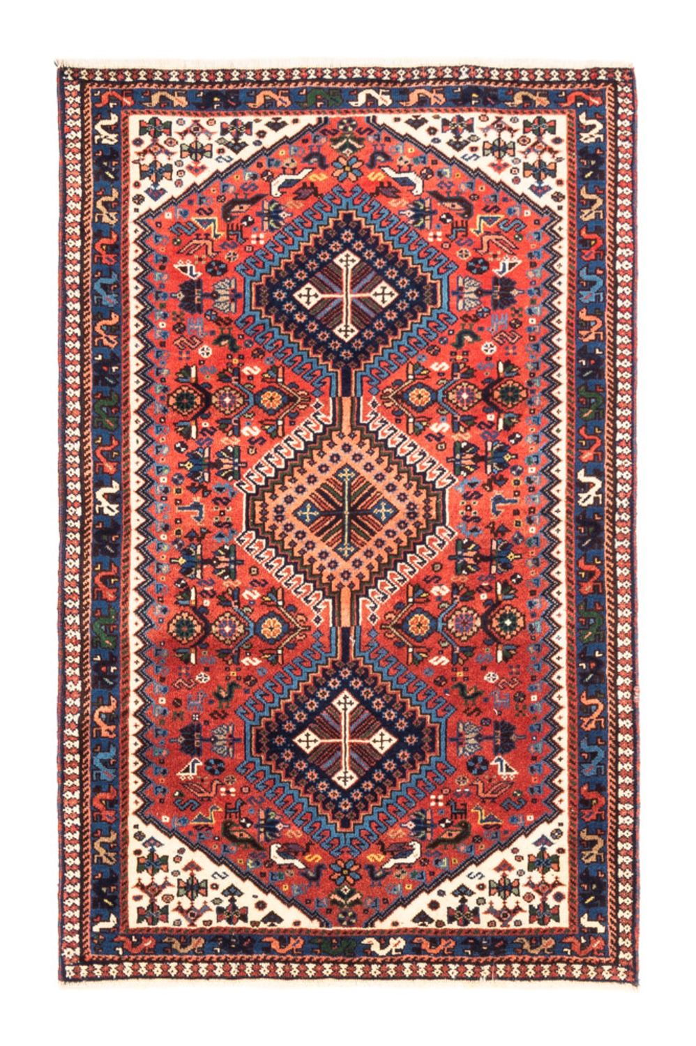 Perzisch Tapijt - Nomadisch - 124 x 80 cm - rood