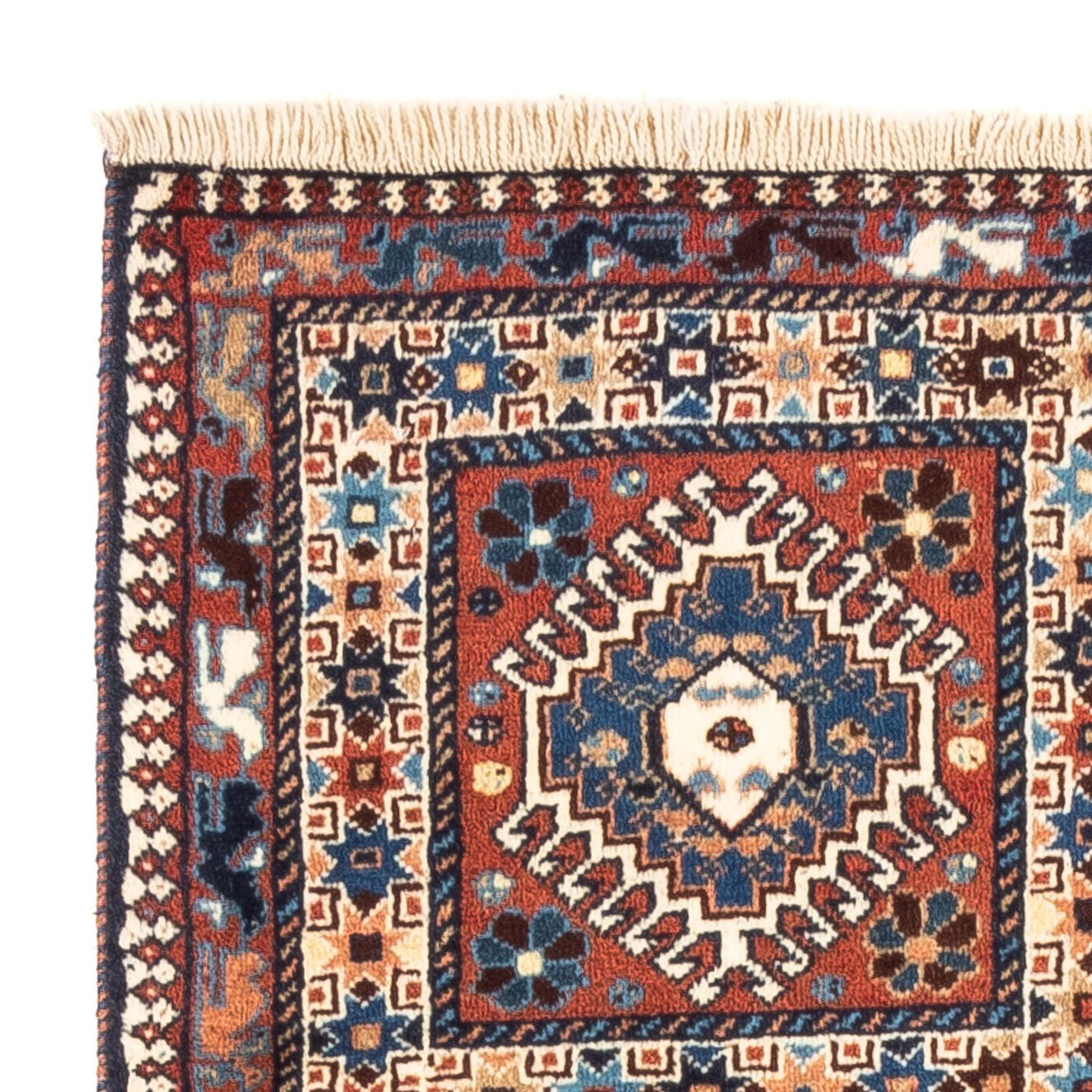 Perzisch Tapijt - Nomadisch - 132 x 82 cm - veelkleurig