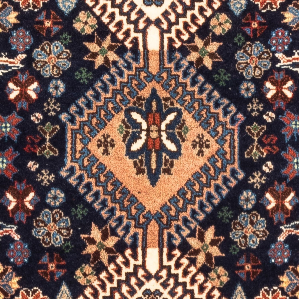 Perzisch Tapijt - Nomadisch - 132 x 80 cm - donkerblauw