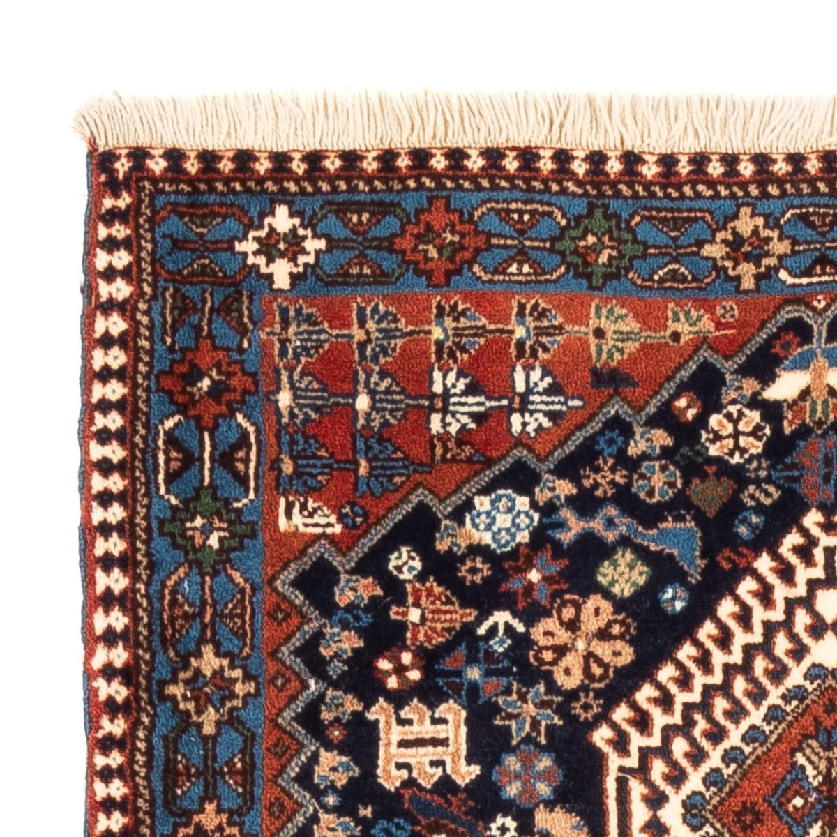 Perzisch Tapijt - Nomadisch - 132 x 80 cm - donkerblauw