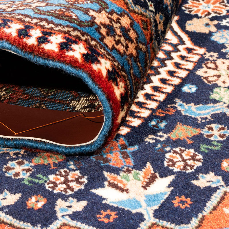 Perzisch Tapijt - Nomadisch - 132 x 80 cm - donkerblauw