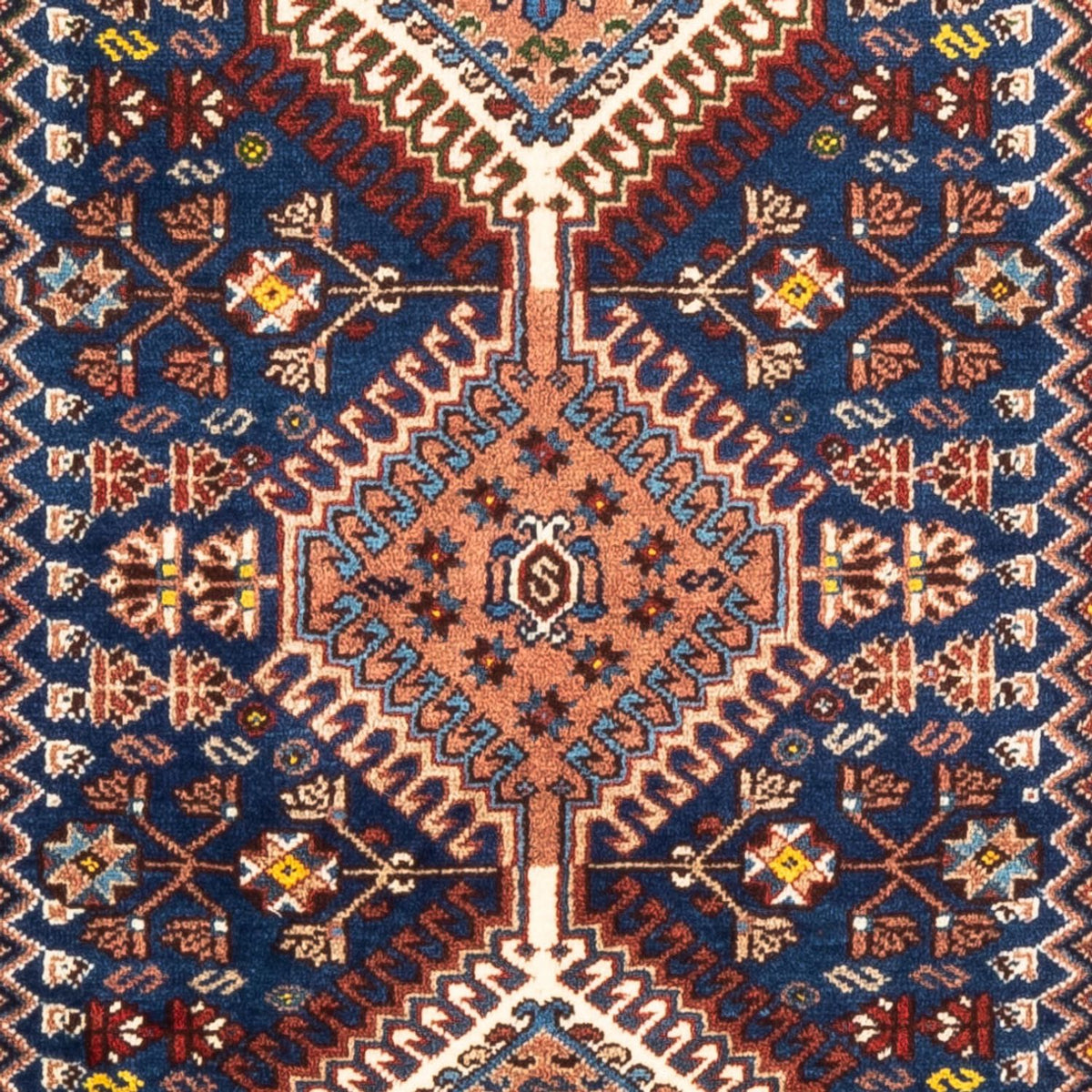 Perzisch Tapijt - Nomadisch - 133 x 82 cm - donkerblauw