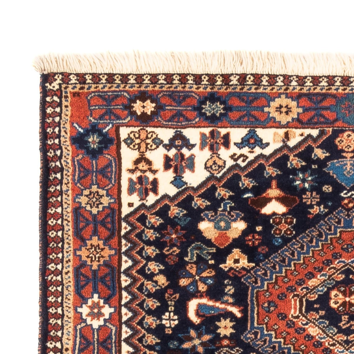 Perzisch Tapijt - Nomadisch - 125 x 83 cm - donkerblauw