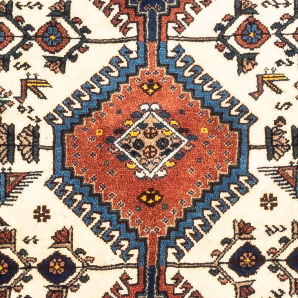 Perzisch Tapijt - Nomadisch - 130 x 80 cm - crème